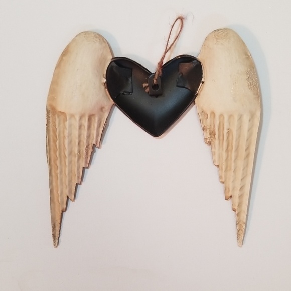 Custom Accents Custom Art Metal Heart With Wings Poshmark